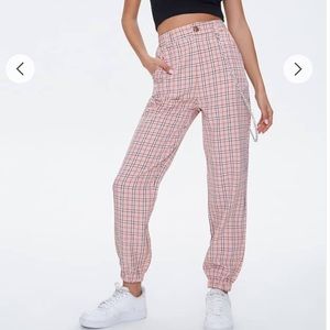 Plaid joggers